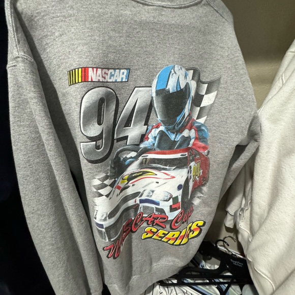 Tillys grey nascar crewneck - Picture 2 of 2